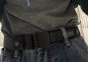 MAXGEAR 磐石戰術(shù)腰帶男士軍迷通勤黑鷹腰帶戶(hù)外休閑運動(dòng)褲帶尼龍內腰帶 黑色 L（適合74~94CM腰圍） 曬單實(shí)拍圖
