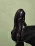 U7男鞋冬季真皮透氣休閑皮鞋男士頭層牛皮商務(wù)一腳蹬百搭厚底豆豆鞋 黑色9898013-1 40皮鞋標準尺碼 曬單實(shí)拍圖