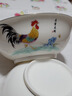 正山藝瓷德化中國白豬油白瓷家用懷舊大公雞碗老式陶瓷餐具大湯碗湯面碗 公雞A款9英寸大湯碗-2個(gè) 曬單實(shí)拍圖