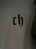 CHINISM赤塵長(cháng)袖t恤男字母印花美式潮牌純色圓領(lǐng)純棉打底衫CD2242H3019 曬單實(shí)拍圖