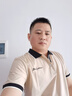 啄木鳥 夏季短袖T恤男士純棉翻領(lǐng)半袖修身POLO打底衫休閑青年男裝體恤 we712米色 XL 175 曬單實(shí)拍圖