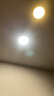 雷士照明led筒灯家用商用办公室商场嵌入式桶灯天花灯开孔12公分4寸5寸6寸 9W -漆白-暖白光-开孔12-13cm 实拍图