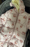 舒貝怡嬰兒衣服新生兒連體衣保暖滿(mǎn)月寶寶周歲衣服哈衣可愛(ài)爬爬服粉色90 曬單實(shí)拍圖