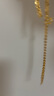 夢(mèng)金園七夕情人節(jié)禮物 黃金項(xiàng)鏈 足金O字鏈簡(jiǎn)約百搭項(xiàng)鏈鎖骨鏈 生日禮物 約8.3g-45cm-克重多退少補(bǔ) 曬單實(shí)拍圖
