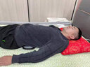 翰德思（HCNTES）520情人節(jié)禮物頸椎按摩器電動多功能頸椎按摩儀腰部理療儀背部按摩靠墊熱敷頸椎拉伸牽引器 黑色 曬單實(shí)拍圖
