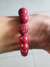 妙韻真品朱砂手串生肖轉運珠手鏈本命佛本命年護身符2026年吉祥物禮物 屬馬生肖佩戴 珠子12mm標準男款 曬單實(shí)拍圖