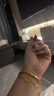 FUSSEM 五花四葉草黃金手鏈實(shí)心款純足金999新款首飾生日禮物送女友老婆 中版 約7.5g 四葉草手鏈 多退少補(bǔ) 曬單實(shí)拍圖