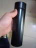 初暑 智能保溫杯男304不銹鋼茶水分離杯便攜辦公室泡茶杯子顯溫水杯 智能感溫保溫杯【商務(wù)黑500ML】 曬單實(shí)拍圖