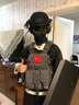 戰術(shù)兵FAST黑色夜視儀套裝作訓玻璃鋼防暴訓練戰術(shù)頭盔 B套餐(盔罩默認黑色，顏色備注) 曬單實(shí)拍圖