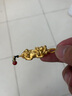 紅色年輪黃金貔貅吊墜男女款3D硬足金皮丘路路通轉(zhuǎn)運(yùn)珠項(xiàng)鏈父親節(jié)實(shí)用禮物 【加大款貔貅】總金重約5.0克 曬單實(shí)拍圖