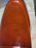 老人頭男鞋牛皮英倫復古正裝皮鞋男經(jīng)典高端亮面商務(wù)德比鞋套腳尖頭婚鞋 棕色 38 曬單實(shí)拍圖