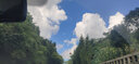 澤時(shí)雨（zeshiyu）全自動(dòng)遮陽(yáng)傘三折太陽(yáng)傘超強防曬黑膠女士全自動(dòng)晴雨兩用雨傘黑膠防曬10骨105CM-綠色 曬單實(shí)拍圖