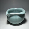 柏采汝窯自然開片功夫茶具分茶器公杯手抓公道杯豆青釉IR-102心蕊 IR-102（豆青釉 約160ml） 曬單實拍圖
