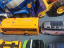 佳之智兒童仿真大號校車(chē)玩具慣性可開(kāi)門(mén)公交車(chē)寶寶巴士模型車(chē)聲光小汽車(chē) 大號校車(chē)7717+聲光巴士粉1913 曬單實(shí)拍圖