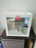 美的（Midea）95升家用客廳辦公室冷藏柜冰吧立式玻璃門(mén)茶葉飲料水果蔬菜保鮮柜囤貨小型冰箱JC-98GM(E)  45升【白色/一級能效】 曬單實(shí)拍圖