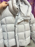 美力城【檀健次同款】泡芙短款連帽鵝絨冬季三防上衣外套羽絨服女156 曬單實拍圖