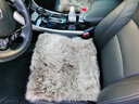牧寶冬季坐墊羊毛汽車(chē)坐墊保暖毛絨墊 汽車(chē)腰靠 車(chē)墊長(cháng)毛車(chē)絨單片座墊 蘑菇色【單墊+單墊+后排】 曬單實(shí)拍圖