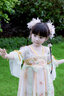 薇施妮（WEISHINI）古風(fēng)漢服少女流蘇發(fā)夾女冬季國風(fēng)頭飾毛球發(fā)飾配飾仙女嫦娥頭飾女 花月發(fā)夾一對(L204) 曬單實(shí)拍圖