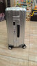 新秀麗（Samsonite）鎂鋁合金拉桿箱 LITE-BOX系列大容量行李箱CS0 出差托運箱/旅行箱 銀色 20 曬單實(shí)拍圖