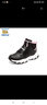 Skechers斯凱奇兒童棉鞋冬季時(shí)尚女童皮鞋短靴加絨保暖雪地靴8701648L 曬單實(shí)拍圖