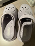 Skechers洞洞鞋女外穿休閑時(shí)尚百搭易穿透氣增高疏水夏季鞋111127 白色/WHT 38 曬單實(shí)拍圖