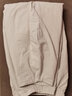 亂在江南民族風(fēng)棉麻保暖夾薄棉褲女冬季新款松緊腰復古休閑純色寬松蘿卜褲 麻色 均碼 曬單實(shí)拍圖