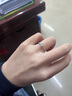 舒弗莫桑石鉆戒1克拉鉆石戒指結婚鉆戒純銀情侶對戒求婚婚戒520禮物 主鉆1克拉【莫桑鉆+黑卡+證書(shū)】 閉口15號 曬單實(shí)拍圖