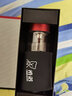 希諾（HEENOOR)雙層玻璃杯辦公車(chē)載透明水杯帶蓋大容量杯子 免費刻字 320毫升紅/6772 曬單實(shí)拍圖