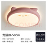 雷士（NVC） LED吸頂燈兒童房吸頂燈臥室可愛中山燈具兒童節(jié)護(hù)眼吸頂燈 龍貓-粉 36瓦三段調(diào)光臥室燈 曬單實(shí)拍圖