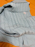 諾詩(shī)蘭鵝絨羽絨服簡(jiǎn)約純色輕量保暖羽絨外套NDJDH2752S 蘭青色 L 170 曬單實(shí)拍圖