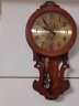 北极星（POLARIS）挂钟客厅创意石英钟表复古时钟卧室木质艺术挂表摆钟 1508石英款 实拍图