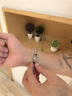 BROSWAY歐美時尚古巴男士鈦鋼龍骨鏈輕奢小眾手鏈飾品生日送男友禮物 BNF14A 銀白色+黑 鏈長200mm 曬單實拍圖