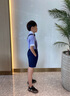 羅蒙畢業(yè)兒童畢業(yè)演出服套裝男女童表演服小學(xué)生幼兒園班服合唱團(tuán)服夏 男童：短袖襯衫+短褲+背帶+領(lǐng)結(jié) 140 曬單實(shí)拍圖