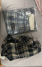 華天牧酒紅色蘇格蘭褲子男美式復古慵懶風(fēng)格子褲高個(gè)子加長(cháng)特大碼闊腿褲 藏青格 2xl 建議140-155斤可穿 145~165 曬單實(shí)拍圖