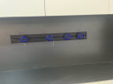 优必克轨道插座暗装黑色嵌入式导轨厨房岛台餐边柜移动滑轨插座QT-AB152 实拍图