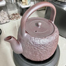 五色土紫砂煮茶壺燒水壺煮水泡茶壺電陶爐明火大容量1.45L煮白茶黑茶 曬單實(shí)拍圖