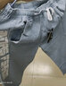 銘富天牛仔褲男士春秋季寬松百搭褲子男款休閑大碼彈力束腳褲運動(dòng)哈倫褲 灰色 M (推薦體重90-105斤) 曬單實(shí)拍圖