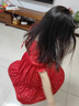 G.DUCKKIDS小黃鴨童裝女童連衣裙夏季洋氣兒童裙子中大童女孩夏裝時(shí)尚公主裙 小碎花裙紅色 130 尺碼7~8歲【120-130cm】 曬單實(shí)拍圖