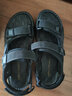 卡帝樂(lè )鱷魚(yú)涼鞋男開(kāi)車(chē)真皮頭層牛皮夏季運動(dòng)休閑軟底防滑夏天戶(hù)外男士沙灘鞋 黑色[頭層牛皮]6109 42 曬單實(shí)拍圖