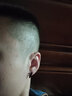 子午線 三角形耳釘男士氣質(zhì)個性學生街頭簡約單只耳環(huán)潮人ins耳飾品 三角形 黑色 曬單實拍圖