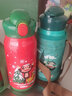 大嘴猴兒童保溫杯帶吸管兩用不銹鋼水杯防摔幼兒園寶寶兒童學(xué)生保溫杯子 菠蘿粉【一壺雙蓋-附杯套】 600ml 保溫杯 曬單實(shí)拍圖