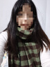 妙奕嘉圍巾女2024冬季新款女士圍脖女生生日禮物送媽媽母親披肩新年禮物 綠咖色格紋鎖邊三角針圍巾 曬單實(shí)拍圖