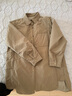 衣典零一（LEDIALYI）薄款棉服外套女2024秋冬季新款中年休閑中長款?yuàn)A棉襯衫領(lǐng)棉衣棉襖 軍綠色 M （建議100-120斤） 曬單實(shí)拍圖