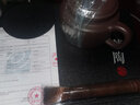 吉羊 宜興紫砂壺純手工茶壺功夫茶具泡茶壺 原礦紫泥劍流德鐘200ml 紫泥 曬單實(shí)拍圖