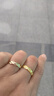兮嬌越南沙金戒指活口可調(diào)節(jié)男女仿真假結(jié)婚戒指不掉色尾戒子 滿天星戒指 開口 開口可調(diào)節(jié) 曬單實拍圖