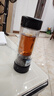 茶之戀茶水分離泡茶杯雙層陳道明代言男士節(jié)日禮物高端商務(wù)男士玻璃茶杯 至臻版-碳晶黑360ml 曬單實(shí)拍圖