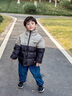 迪士尼男童羽絨服冬季2025新款兒童冬裝加厚衣服洋氣外套男孩保暖面包服 黑色 120cm 曬單實拍圖