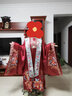 繡和坊明制漢服婚服2023新款中式嫁衣結婚禮服情侶款鳳冠霞帔重工男女 蘭念女款 均碼 曬單實拍圖