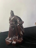 漁者讀木黑檀木雕刻關(guān)公像擺件實木關(guān)二爺武財神關(guān)帝客廳玄關(guān)供奉工藝品 精雕關(guān)公【高15cm】 曬單實拍圖