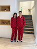 有趣熊情侶睡衣結婚睡衣女棉秋冬新款長(cháng)袖大紅色情侶睡衣新婚本命年男 NSXRY-8622男女 2XL 男- 曬單實(shí)拍圖